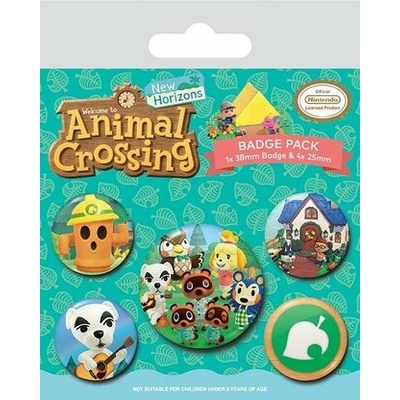 Sada odznakov - Animal Crossing