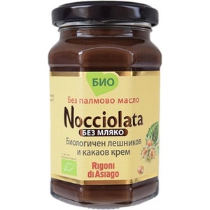  Био какаов крем с лешници без мляко Nocciolata 250гр
