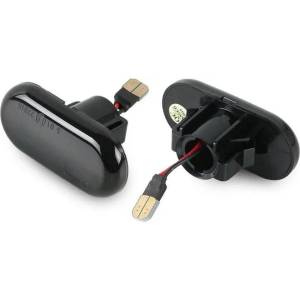  Диодни мигачи за калник за Renault Clio 1, Megan 1, 2, Laguna 1, Twingo, Kangoo - опушени с бягащ мигач (SA110D)