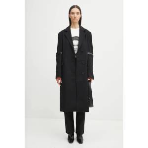 coperni Палто с вълна Logo Belted (COPM14F1011)