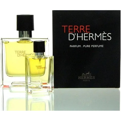 Hermès Terre D´Hermes Parfum Подаръчен комплект, Парфюмна вода 75ml + Парфюмна вода 12.5ml, мъже