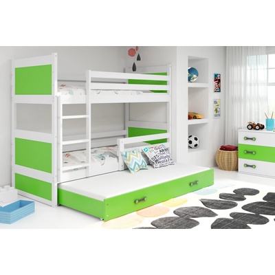 Interbeds Rico 3 Poschodová biela zelená