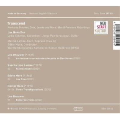 Lux Nova Duo - Transcend Album CD