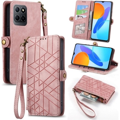 Vsechnonamobil GEOM Peněženkové pouzdro Honor X6/X8 5G růžové 61239