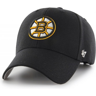 47 Brand Boston Bruins MVP Black Strapback černá / šedá