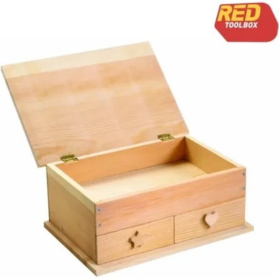 Red Toolbox Дървена Кутия за бижута - Red Toolbox
