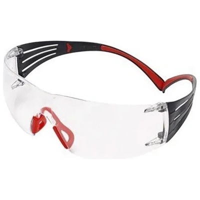 3M SecureFit 400 Scotchgard SF401SGAF-RED čiré