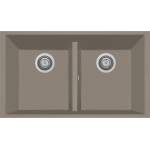 Plados Plados КУХНЕНСКА МИВКА one 84-20 st 838x559 КАФЯВА (on8420st/72) Мивка за вграждане