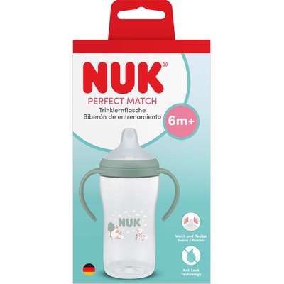 Nuk Perfect Match Шише за сок 260 мл. , 6+мес. , Овца, зелено (10216311)