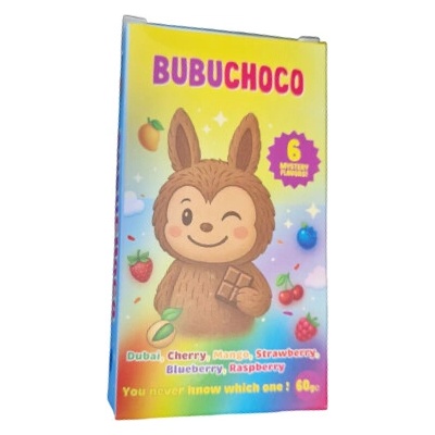 BubuChoco Mliečna čokoláda s príchuťou 60 g
