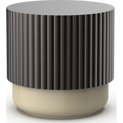 Decor Walther Koupelnová dóza Of Line s hnědým víčkem 10 cm písková