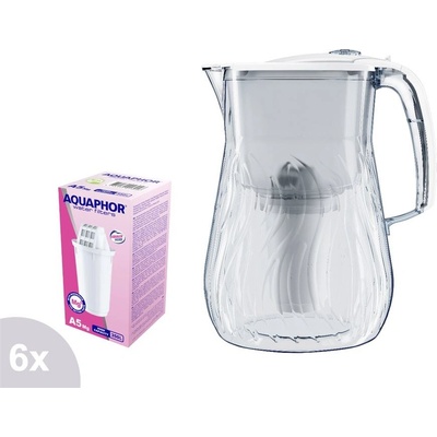 Aquaphor Orleans bílá + 6 ks filtru A5 Mg+ – Zboží Mobilmania