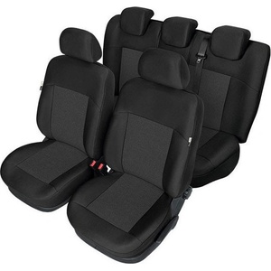  Пълен Комплект Тапицерия Kegel серия Tailore Made за предни и задни седалки на Ford Fiesta 2008-2017 MK7 Черна Текстил