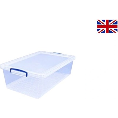 Really Useful box transparentní 43l s víkem