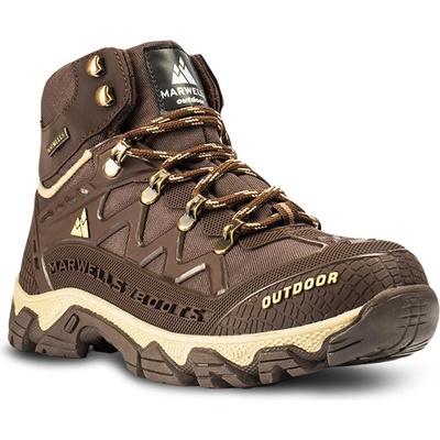 Marwells Мъжки туристически боти - Кафяви 2021083217 (311862_Кафяво)