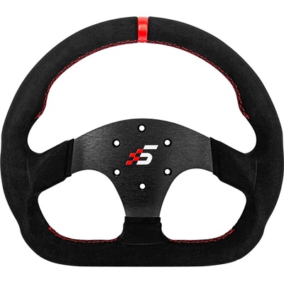 Simagic P-325D Alcantara D-образен (Без хъб) Волан за симулатори (P-325D (SUEDE))