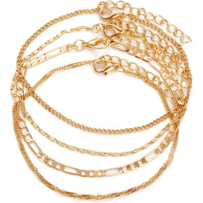 HARAHU Комплект гривни за крак ju-34551 - Златна kp34551 (ju-34551)