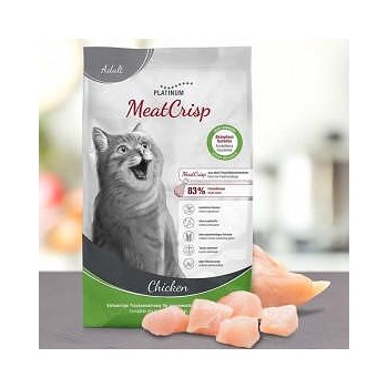 PLATINUM Пълноценна суха храна за котки Platinum MeatCrisp Adult Chicken с 83% Прясно пилешко месо, БЕЗ зърнени култури