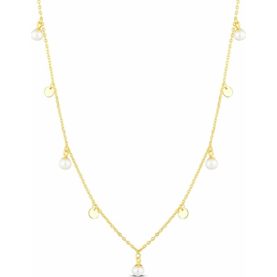 JwL Luxury Pearls Jemný náhrdelník s perlovými príveskami JL0861