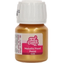 FunCakes Zlatá metalická barva 30 ml