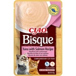 Inaba Foods Cat Ciao Bisque кремообразно пюре за котки - риба тон, сьомга 40 г