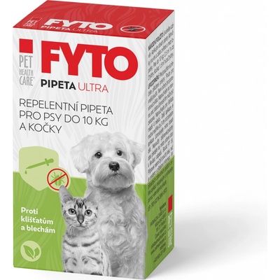 Pet health care FYTO PIPETA ULTRA pro psy do 10 kg a kočky 1x15 ml – Zboží Dáma