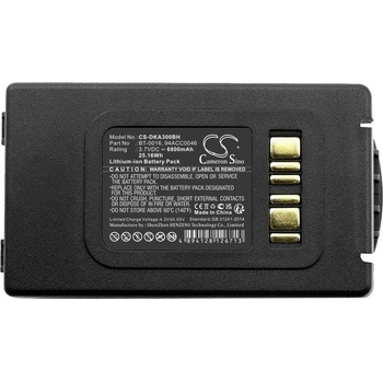 Cameron sino Батерия за баркод скенер Datalogic Skorpio X3 X4 BT-0016 LiIon 3.7V 6800mAh Cameron Sino (CS-DKA300BH)
