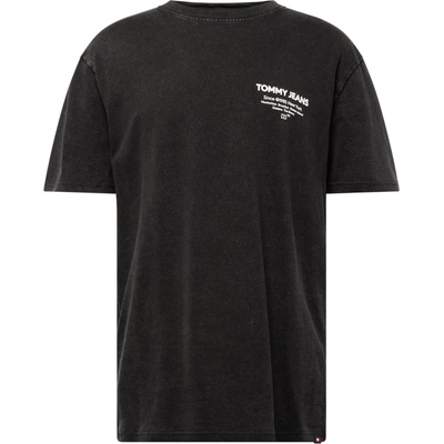Tommy Jeans Тениска 'Essential' черно, размер XL