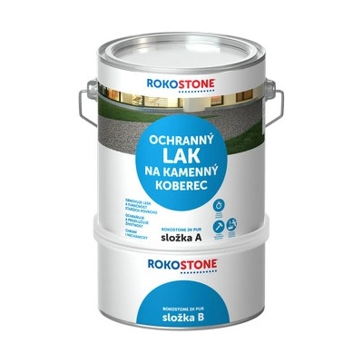 Rokospol Ochranný lak pro kamenný koberec 2K PUR set 3 kg