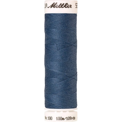 Nitě SERALON 100m na univerzální šití, polyester AMANN Mettler - více barev 6677: 1306 modrá
