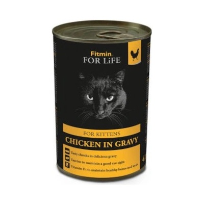 FITMIN cat For Life Kitten Chicken in gravy 415 g