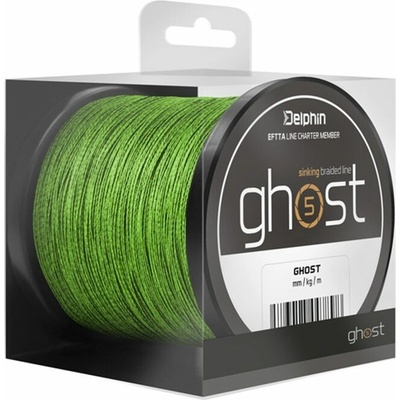 Delphin Šnúra Ghost 4 + 1 Zelená 600m 0,16mm 8,2kg