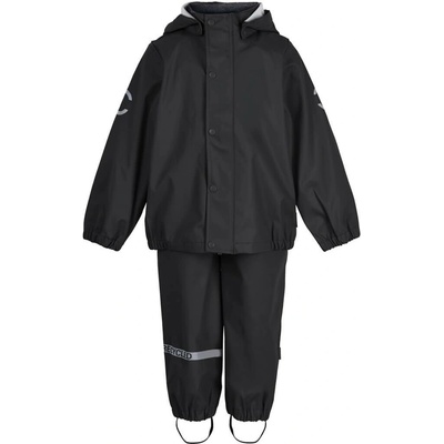 Mikk Line Dětská nepromokavá souprava do deště Black