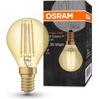 Image 1 of OSRAM Led КРУШКА vintage 1906 4w e14 fil gold 2500k (202401313)