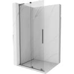 Mexen Velar L плъзгаща се душ стена Walk-in 120 x 200 cm, прозрачна 8 mm, gun metal - 871-120-003-03-95 (871-120-003-03-95)