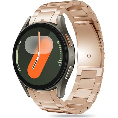 Tech-Protect Стоманена верижка за Samsung Galaxy Watch 4 / 5 / 5 Pro / 6 / 7 / FE от Tech-Protect Stainless - Blush Gold (5906302313761)