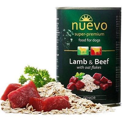 nuevo Консерва NUEVO DOG Senior Агне и Говеждо 400 г