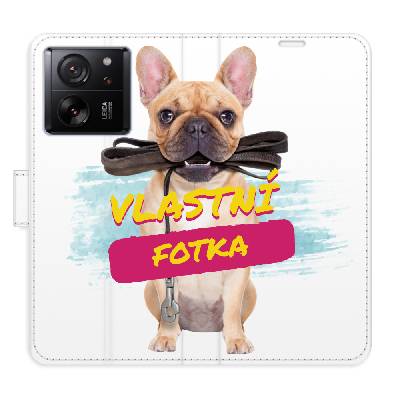 Flip pouzdro iSaprio - Xiaomi 13T / 13T Pro s vlastním motivem a kapsičkami na karty (Flip knížkové pouzdro, kryt, obal iSaprio - Xiaomi 13T / 13T Pro s vlastním potiskem, 360° ochrana telefonu, přihr