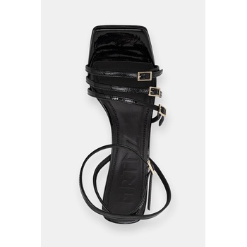 Souliers Martinez сандали обувки със скосена платформа кожени EDEN (EDEN.BLACK)