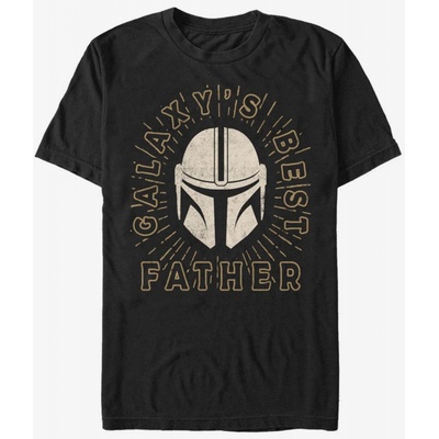 Zoot.Fan pánské tričko Star Wars Mando Dad Helmet černé