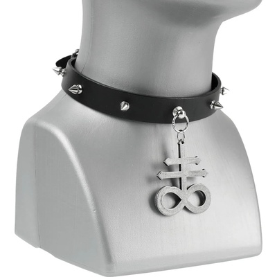 Leather & steel fashion Колие/чокър Leviathan - LSF9 30