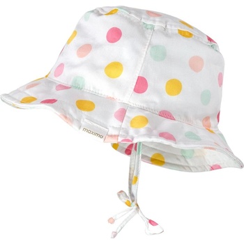 Maimo Mini Girl-Hat Bands weiß-citrus-punkte