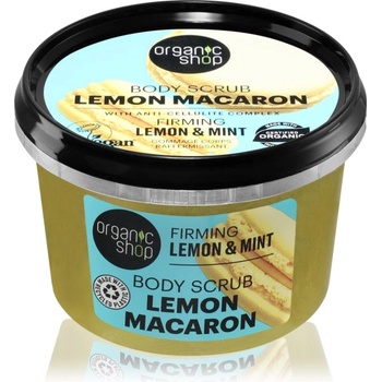 Organic Shop Lemon Macaron оформящ пилинг за тяло 250ml