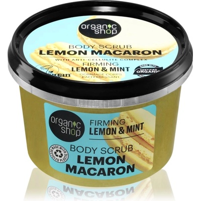Organic Shop Lemon Macaron оформящ пилинг за тяло 250ml