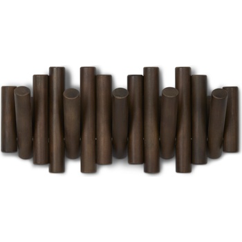 Umbra Закачалка с ламели Picket Rail Hook орехово дърво (1011471-746)