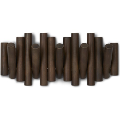 Umbra Закачалка с ламели Picket Rail Hook орехово дърво (1011471-746)