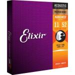 Elixir 16027 Nanoweb 11-52 Струни за акустична китара (16027)