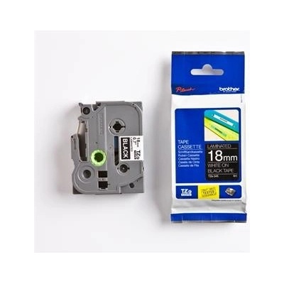 páska BROTHER TZ345 biele písmo, čierna páska Tape (18mm) (TZE345)