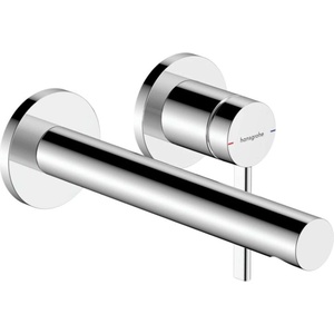 Hansgrohe Zesis S - Смесител за мивка за вграждане, с изпразнител, за двуотворен монтаж, EcoSmart+, хром 74750000 (74750000)