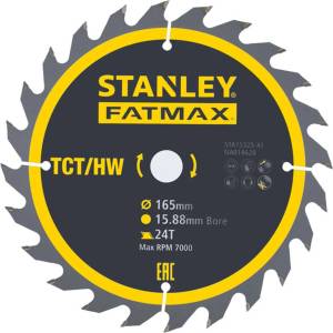 STANLEY - Пилен диск 165x15, 8 мм, 24 зъба STA15325-XJ (STA15325-XJ)